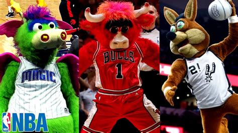 All NBA Mascots - YouTube