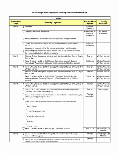 New Hire Training Plan Template Awesome 28 Employee Training Program ...