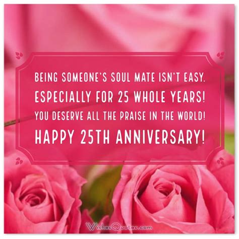 Silver Jubilee Anniversary 25th Wedding Anniversary Messages | 25th ...