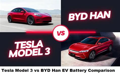 Tesla Model 3 vs BYD Han EV Battery Comparison: Unveiling Cooling ...