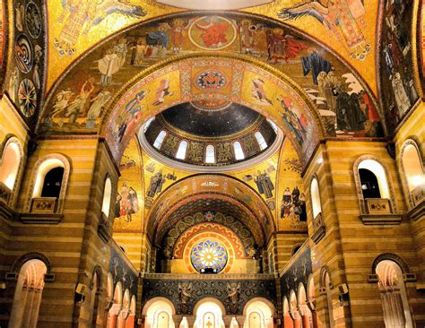 Mosaics Inside Cathedral Basilica of Saint Louis in Saint Louis ...