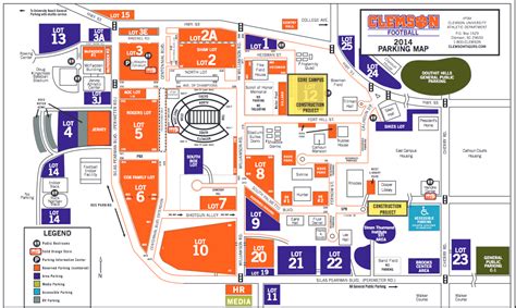 Clemson Football Parking Map 2024 - Jeanne Maudie