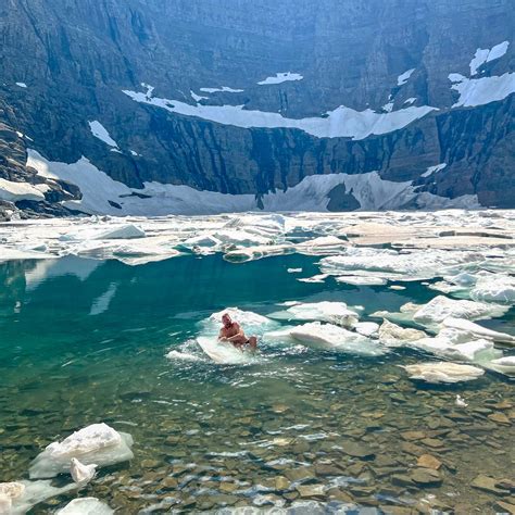 Hiking Iceberg Lake Trail Glacier National Park