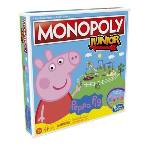 Monopoly Junior Peppa Pig Board Game, Board Games | Sanity