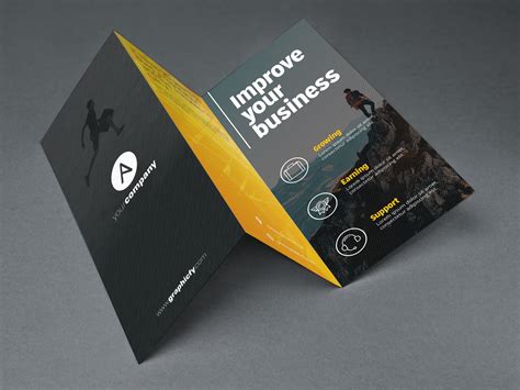 Tri Fold Brochure Template Photoshop