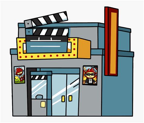 Cinema Clipart Movie Theatre - Movie Theater Cartoon Png , Free ...