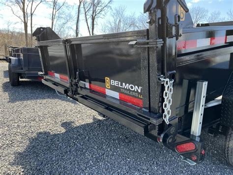 2022 Belmont Trailers DTX 81"x14' 14K Dump Trailer - Black | 6x14 ...