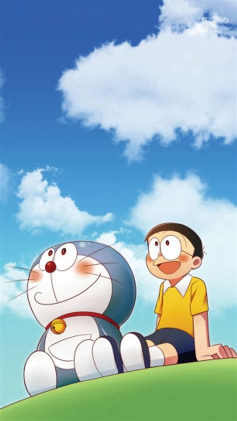 1920x1080px, 1080P free download | Doraemon With Clouds Background ...