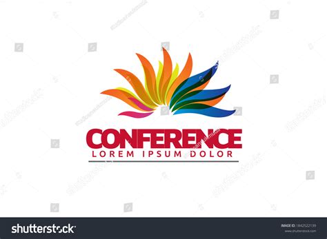 Modern Abstract Colorful Conference Logo Template Stock Vector (Royalty ...