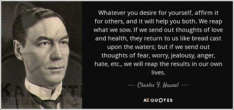 TOP 25 QUOTES BY CHARLES F. HAANEL | A-Z Quotes