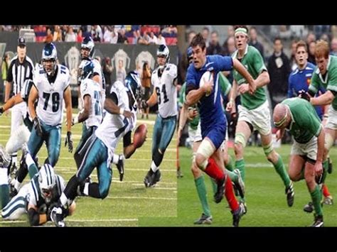 American Football Compared To Rugby