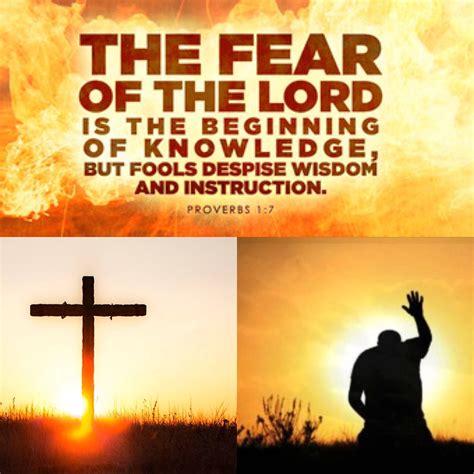 The Fear Of The LORD Is The Beginning Of #Knowledge But Fools Despise # ...