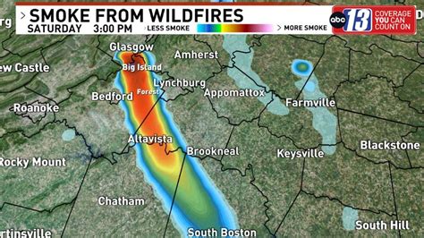 Big wind shift will blow smoke from Matts Creek fire toward Lynchburg ...