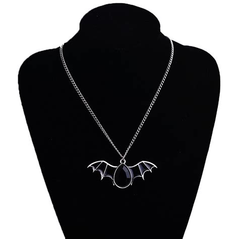 Crystal Vampire Bat Necklace – Wyvern's Hoard