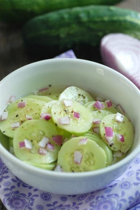 Cucumber Salad With Vinegar - Real Mom Nutrition