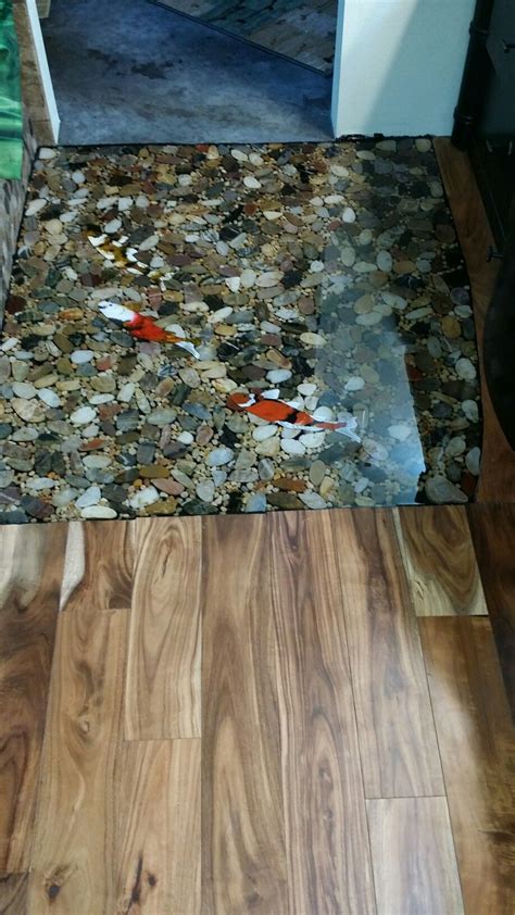 Pebble resin epoxy floor | Epoxy floor, Diy garden decor, Home decor