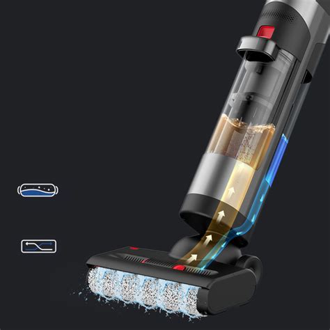 Cordless Handheld Electric Floor Washer Wet And Dry Vacuum Cleaner With ...