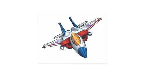 Starscream Jet Mode Postcard | Zazzle