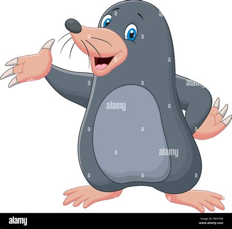 Cartoon mole waving Stock Vector Image & Art - Alamy