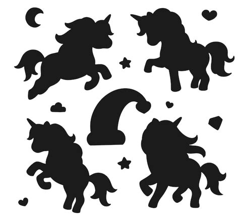 Unicorn Silhouette Clip Art