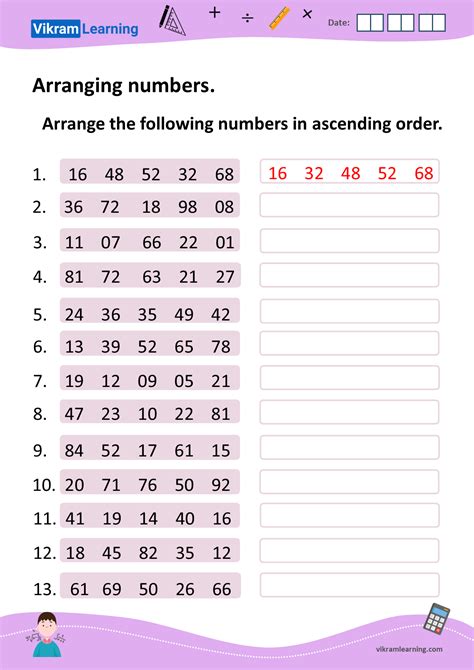 Download arranging numbers in ascending order, and descending order ...