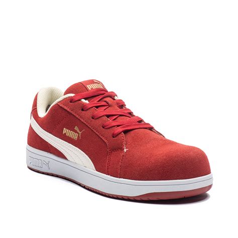 Iconic Suede Red Low Composite Toe Safety Shoes 640043 - Limited Sizes ...