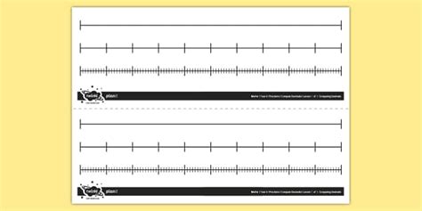 Editable Blank Number Lines | Maths Resource - Twinkl