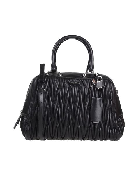 Miu miu Handbag in Black | Lyst