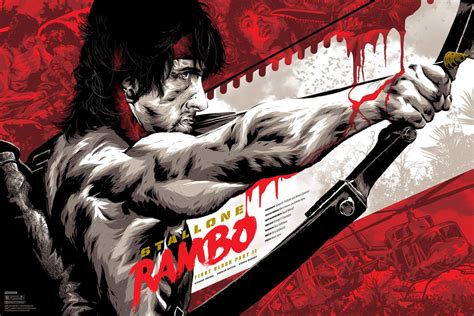 Rambo First Blood Part II Movie Poster - Missed Prints