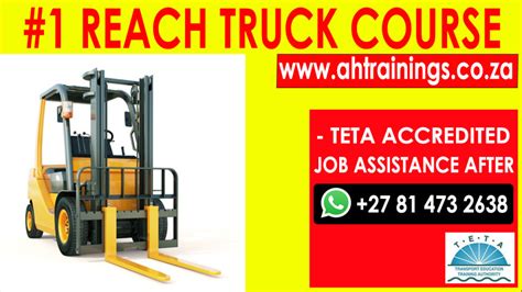 #1 [CERTIFICATE: REACH TRUCK Course] COLLEGE Training