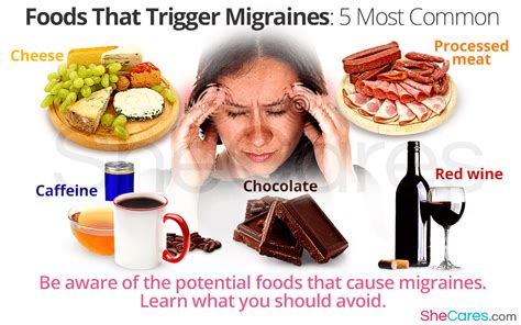 Foods that Trigger Migraines: 5 Most Common | SheCares