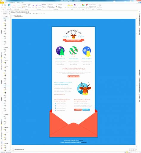 Outlook Newsletter Template Download
