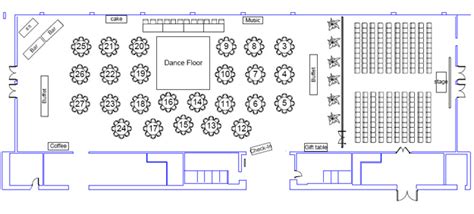 Outdoor Wedding Floor Plan - floorplans.click