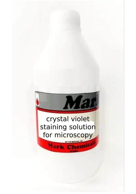 crystal violet staining solution for microscopy, Greenish, liquid at ...