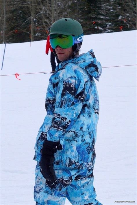 December 31st: Justin enjoying a morning of snowboarding with friends ...