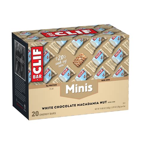 Clif Minis White Chocolate Macadamia Nut Bars - Shop Granola & Snack ...