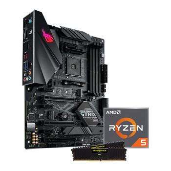 AMD Ryzen 5 3600 CPU, ASUS ROG Strix B450-F GAMING II Motherboard ...