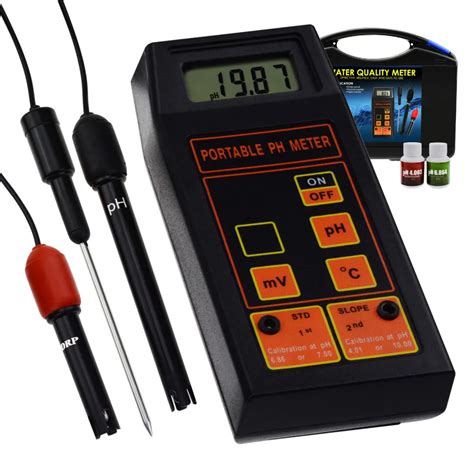 Digital pH / ORP mV / Temperature Meter Water Quality Tester ...