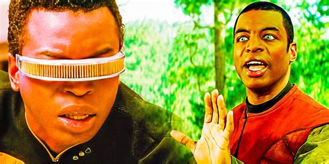 Star Trek's LeVar Burton Explains Geordi Trading His VISOR For Robot Eyes