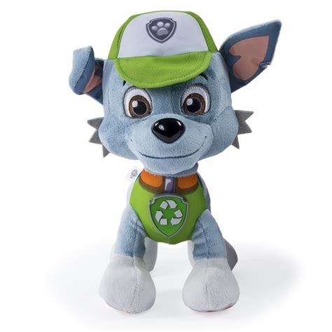 Paw Patrol Real Talking Rocky 8" Plush - Walmart.com