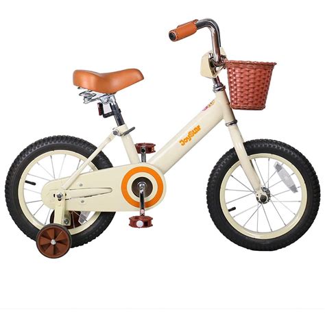 Joystar Vintage 16 Inch Ages 4 to 7 Kids Training Wheel Bike with ...