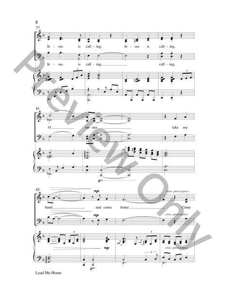 Lead Me Home (SATB ) arr. Joel Raney| J.W. Pepper Sheet Music