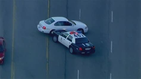 Police car chase: Footage shows pursuit through LA streets - YouTube