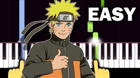 Naruto Shippuden OP 3 - Blue Bird - EASY Piano tutorial - YouTube