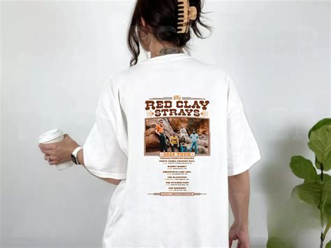 The Red Clay Strays Tour Shirt 2024 Tour Merch Red Clay Strays Tshirt ...