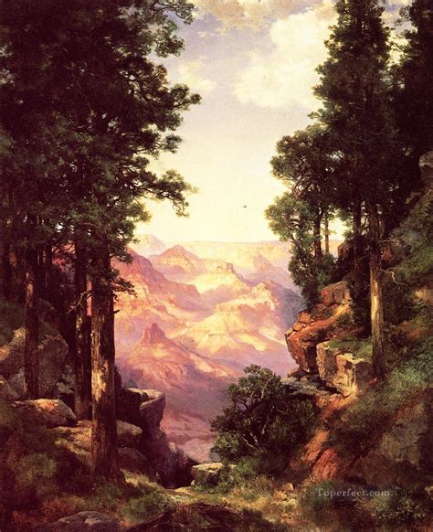 Grand Canyon landscape Thomas Moran Painting in Oil for Sale