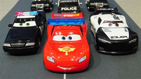 Disney Cars 3 : Police Lightning McQueen! - StopMotion - YouTube