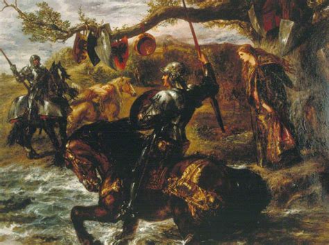 “Lancelot du Lac” by Sir John Gilbert (1817-1897)