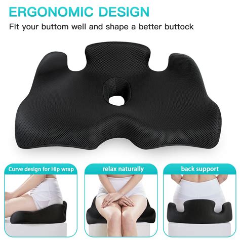 Snapklik.com : Benazcap Large Memory Seat Cushion For Office Chair ...