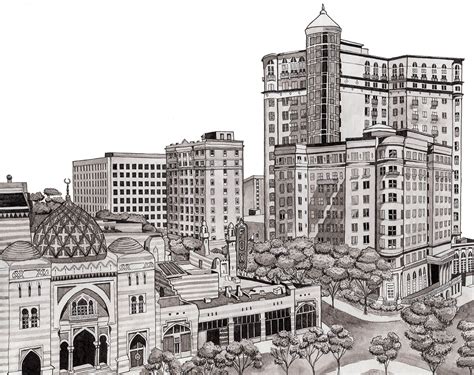 Cityscape Illustration Tutorial | The Postman's Knock